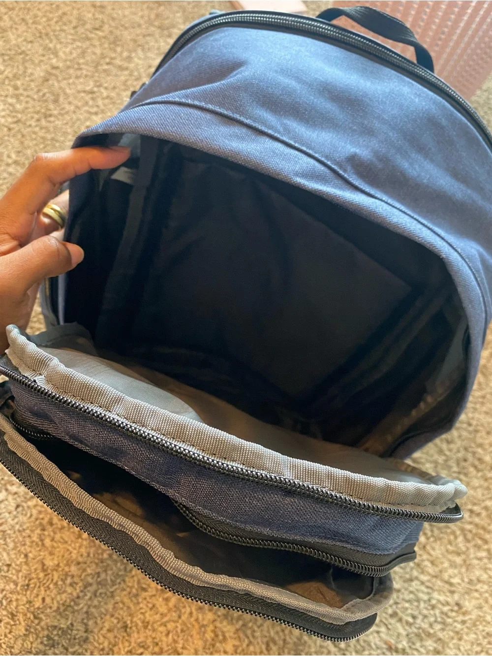 New OGIO Navy Blue and Black Everyday Backpack